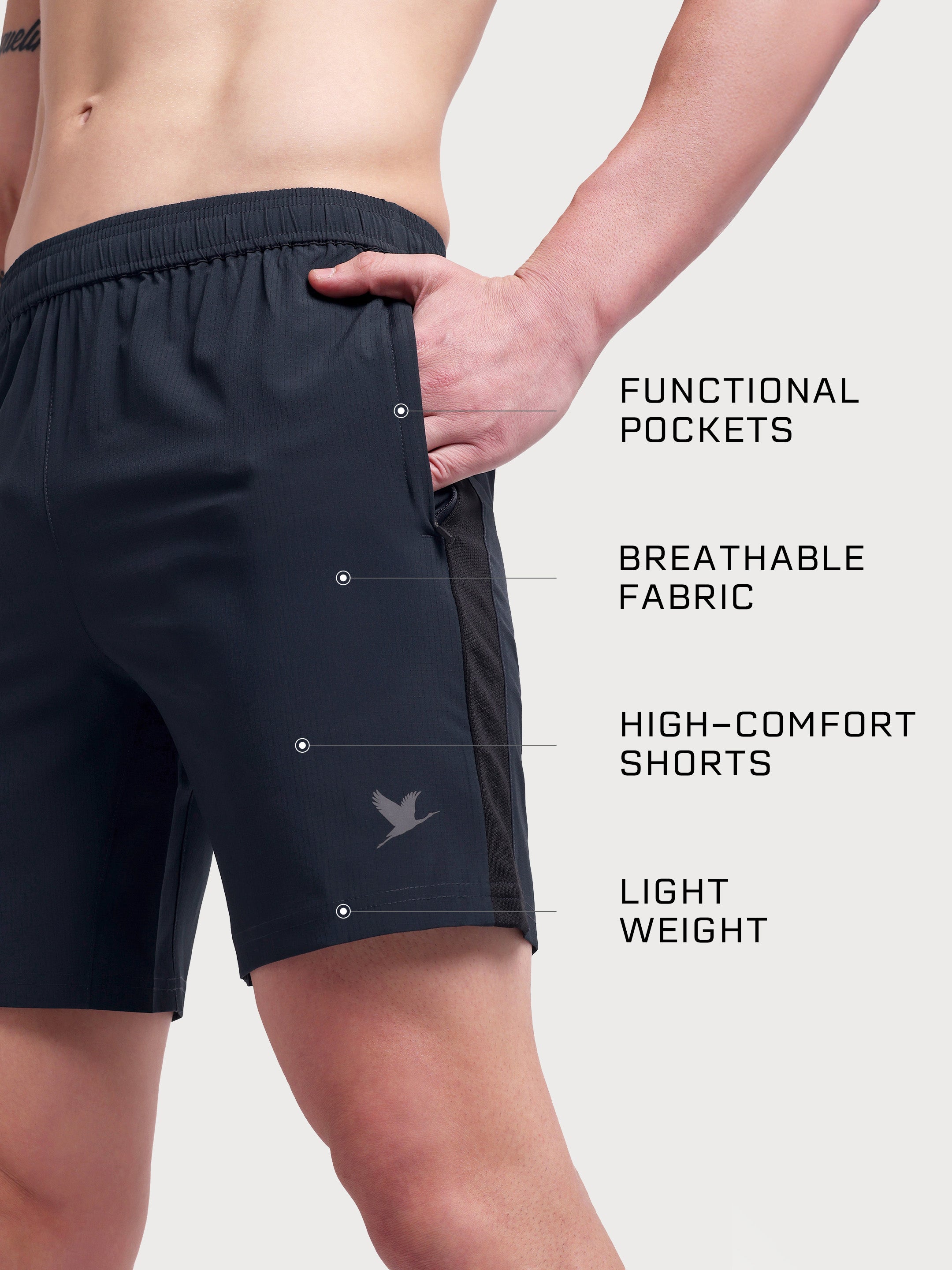 Vital Core Shorts Navy Blue