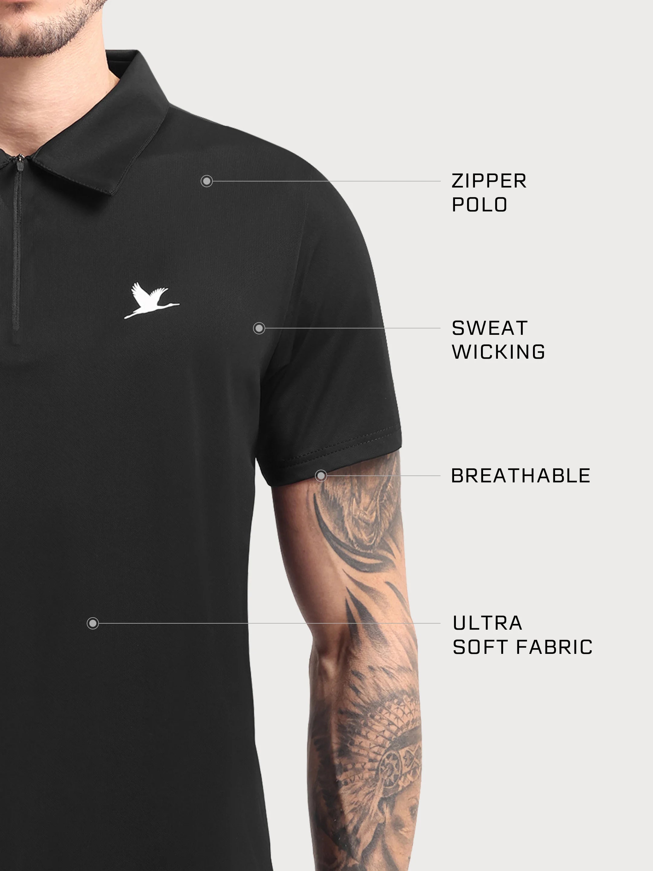 Momentum Polo Black