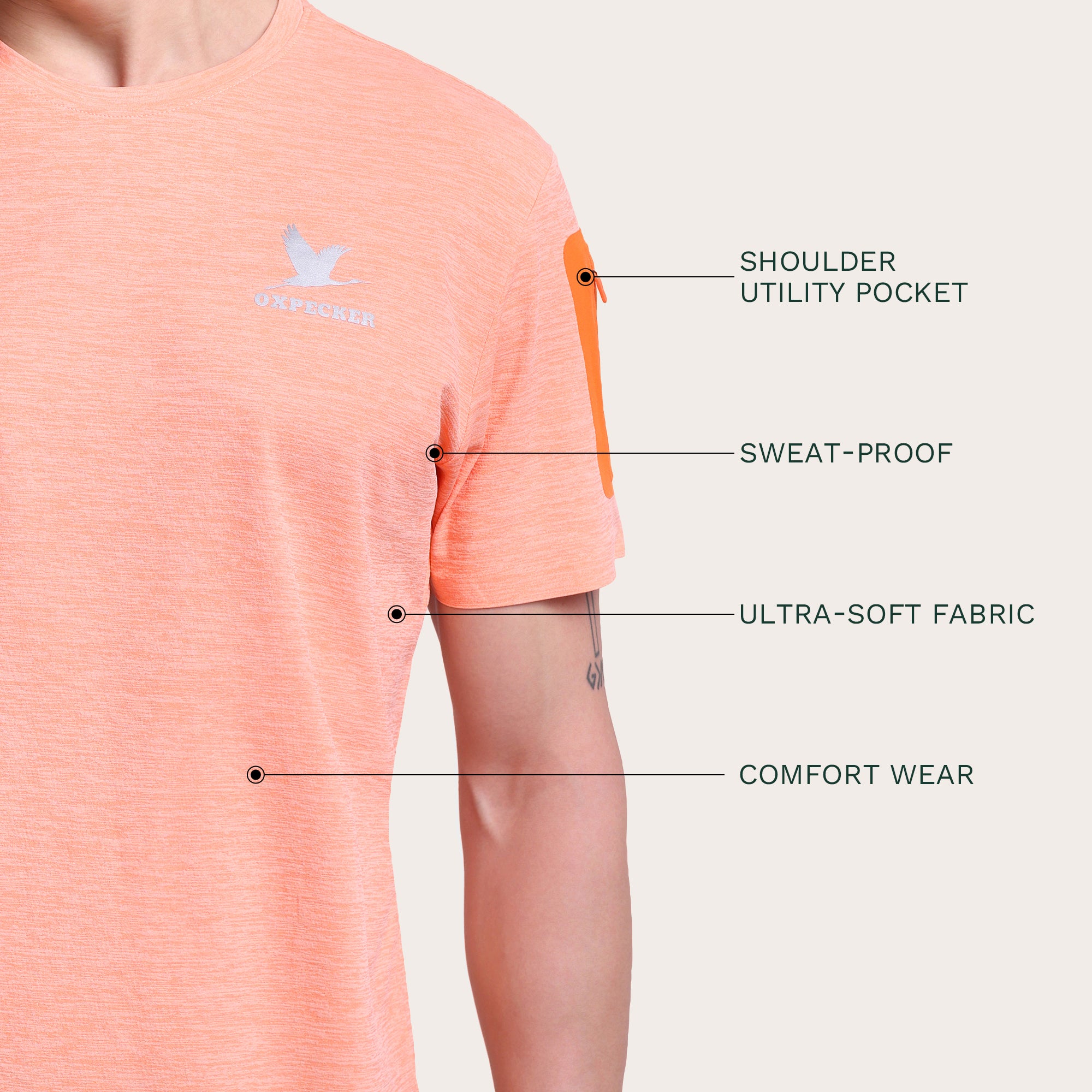 SoftCore Tee Orange