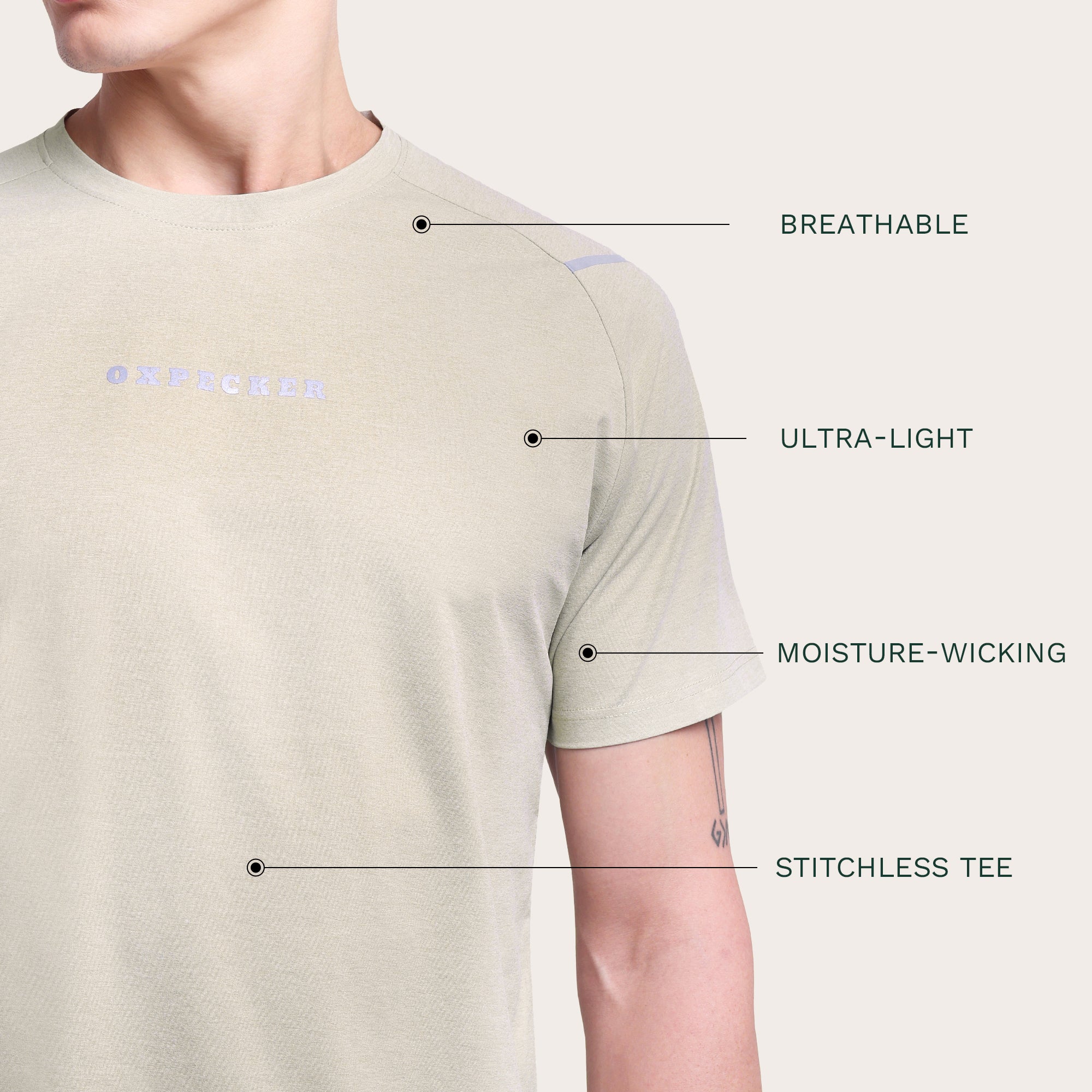 HypeWave Tee Light Cream