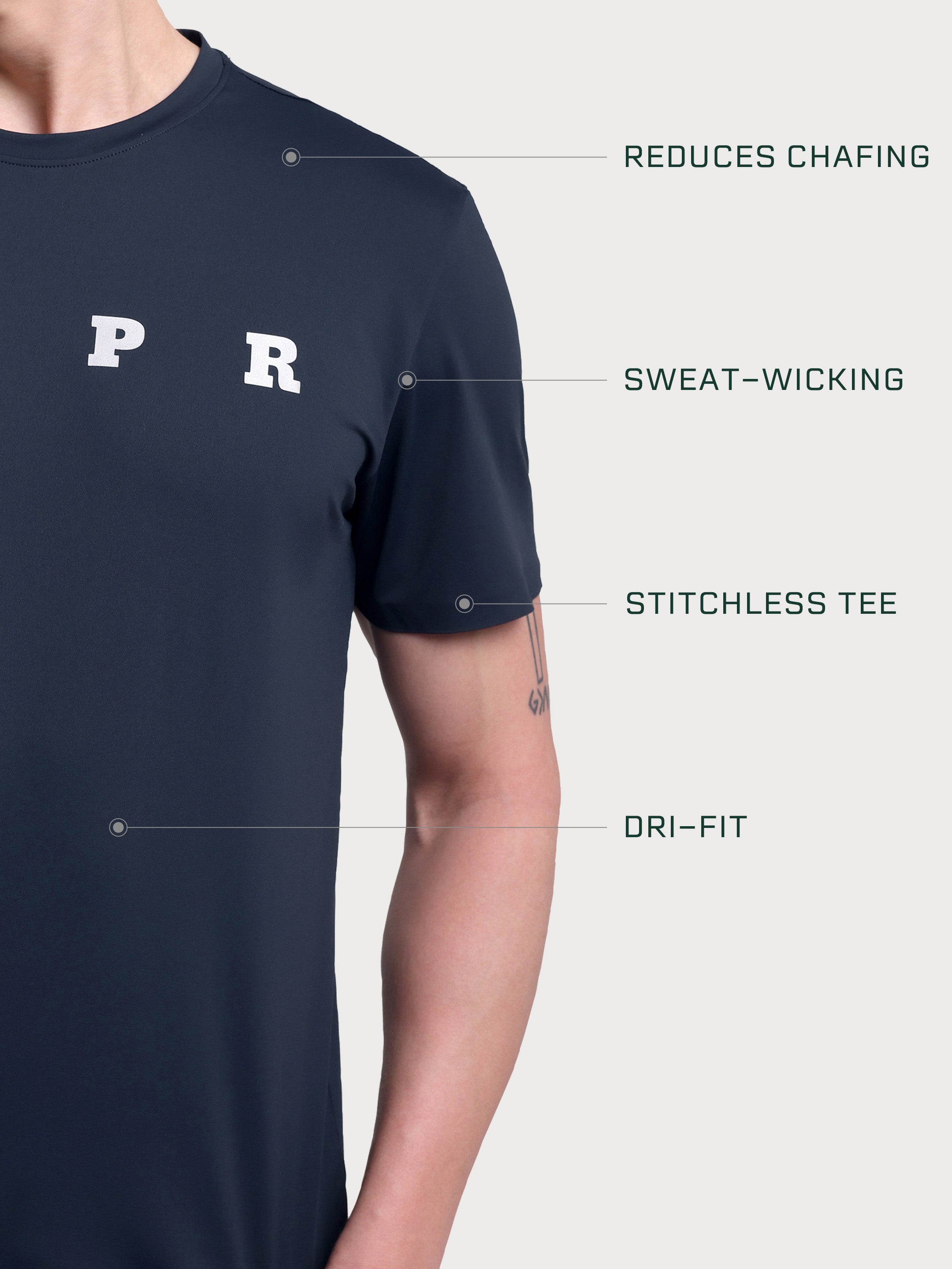 FlexFit Tee Navy Blue