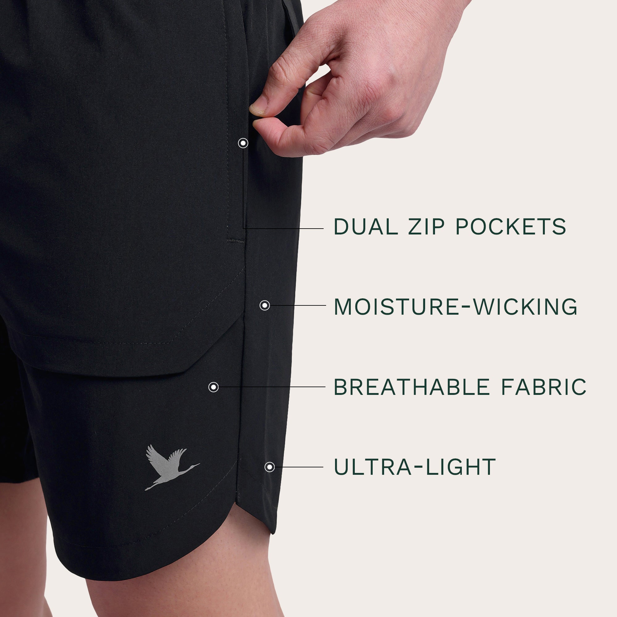 Flex Forge Shorts Black