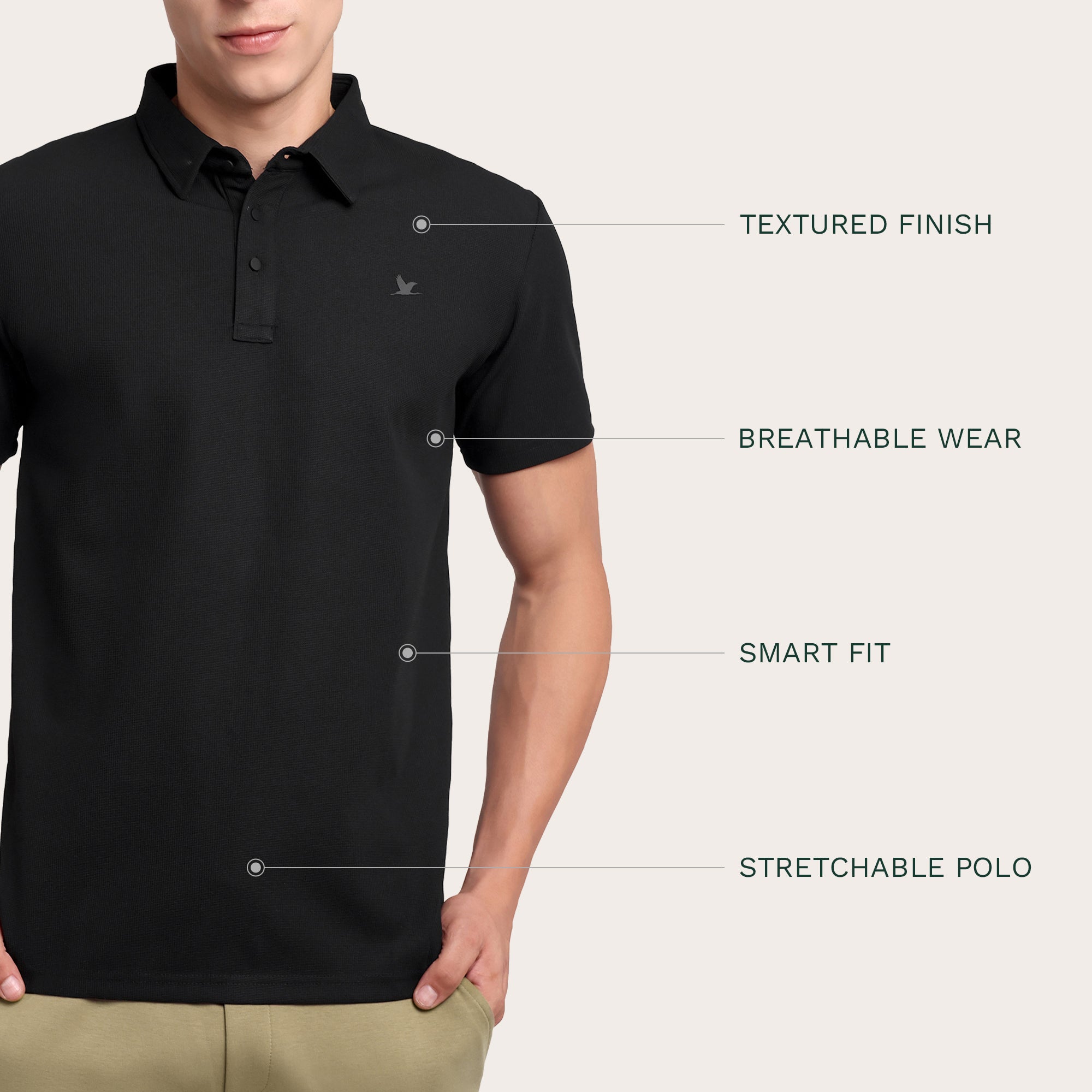 Stallion Polo Black