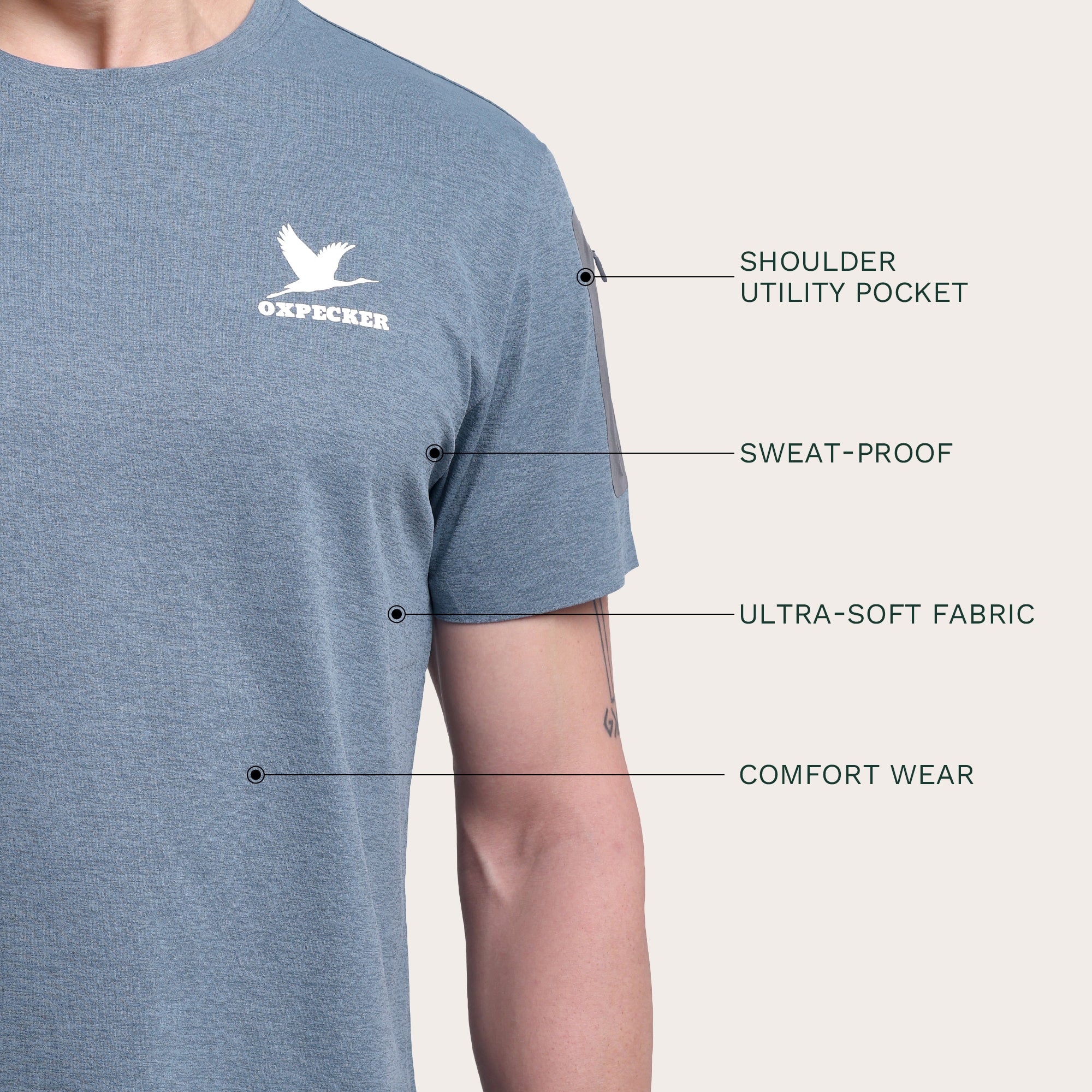 SoftCore Tee Grey