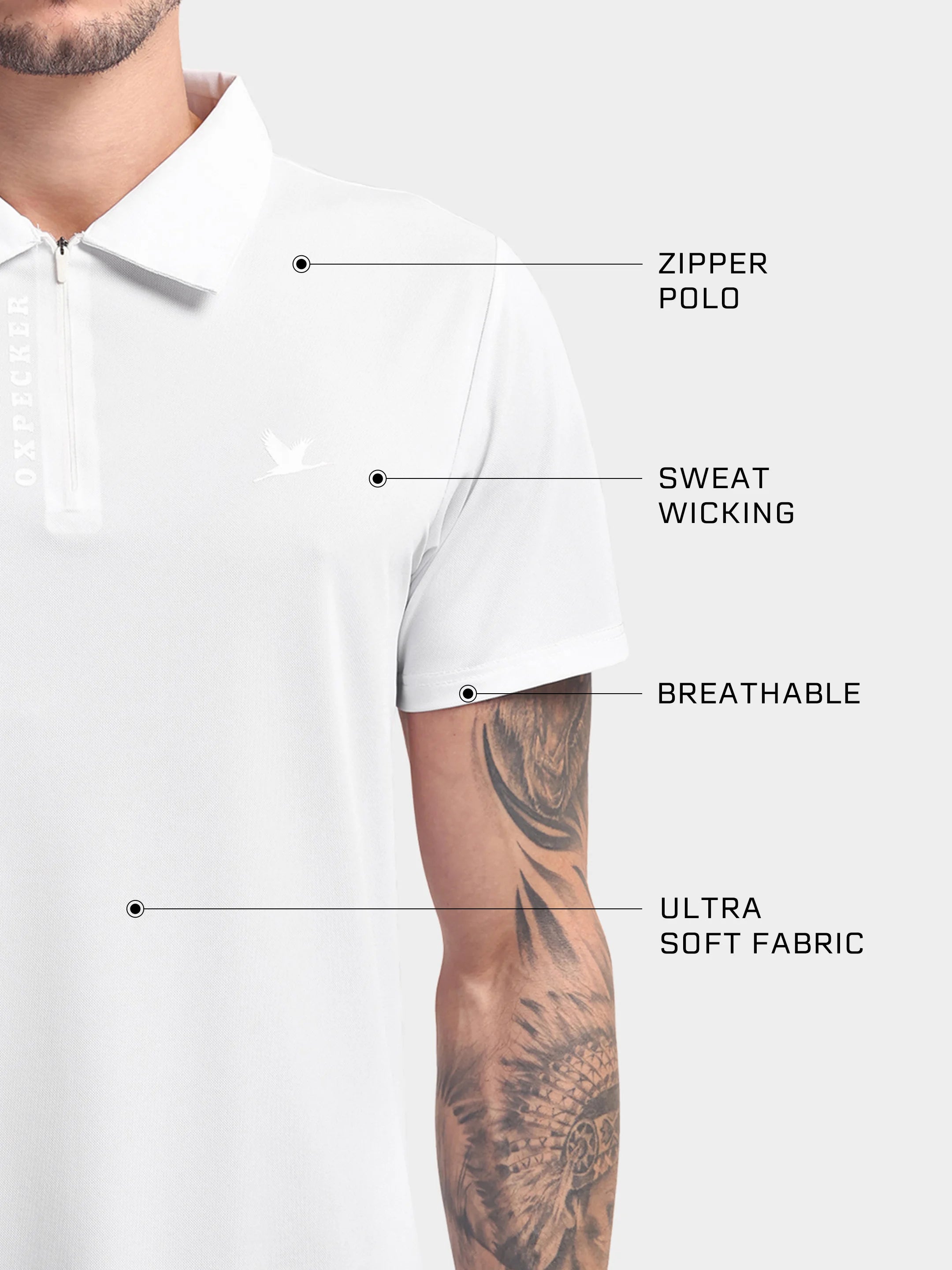 Momentum Polo White