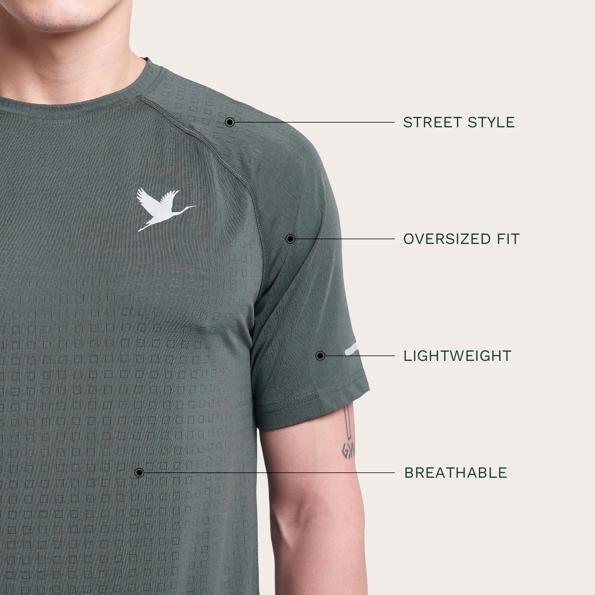 StreetPulse Tee Green
