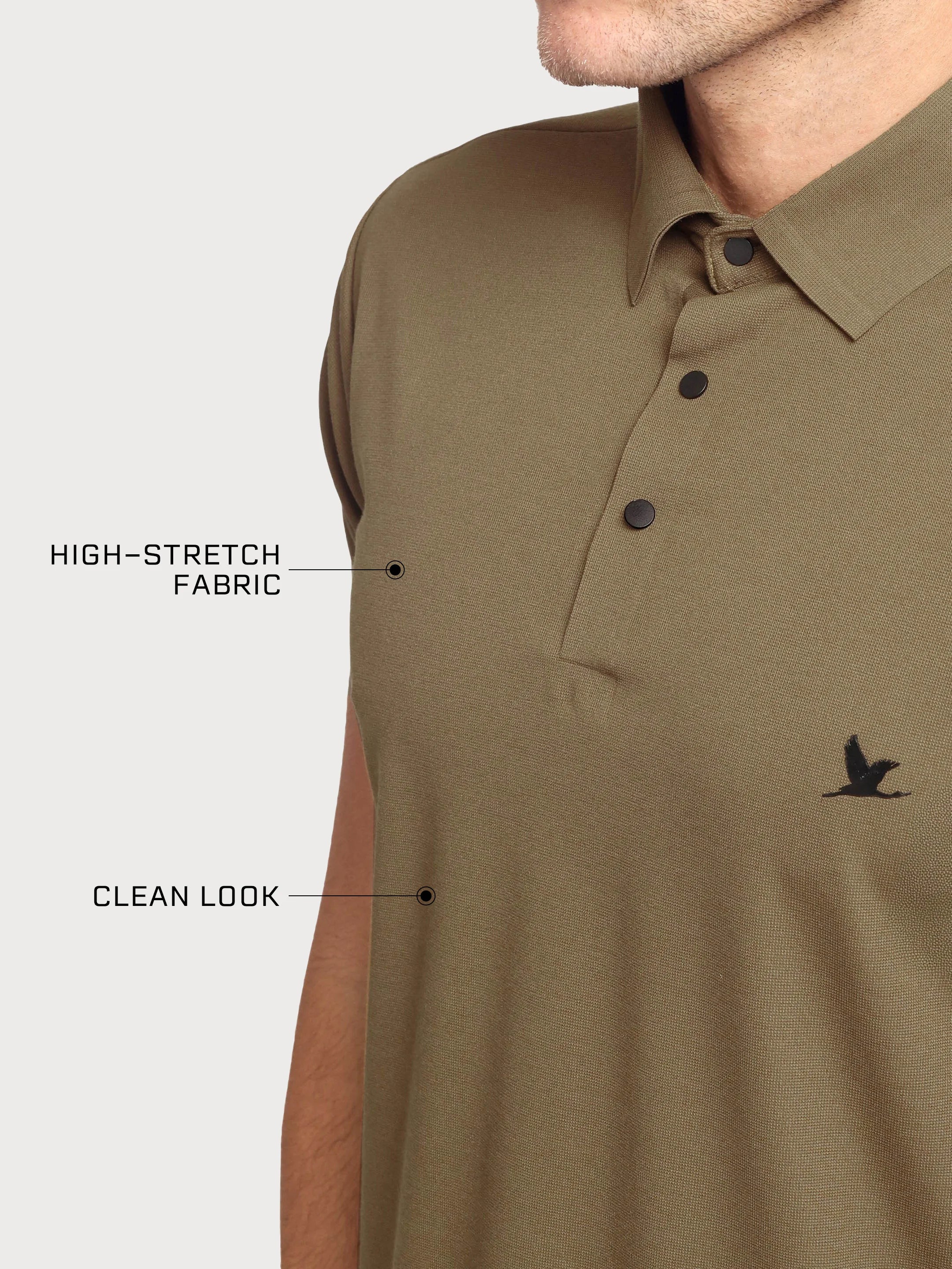 Imperio Polo Mustard Green