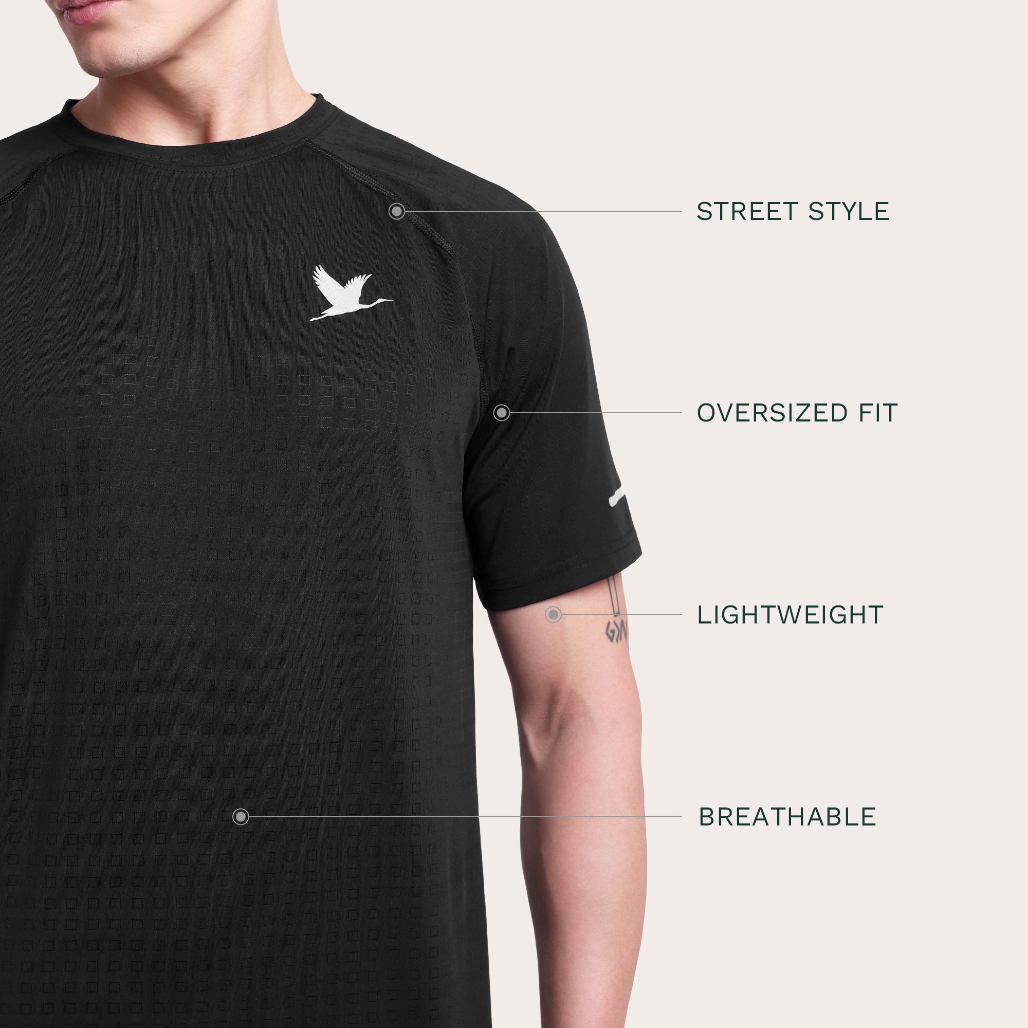 StreetPulse Tee Black