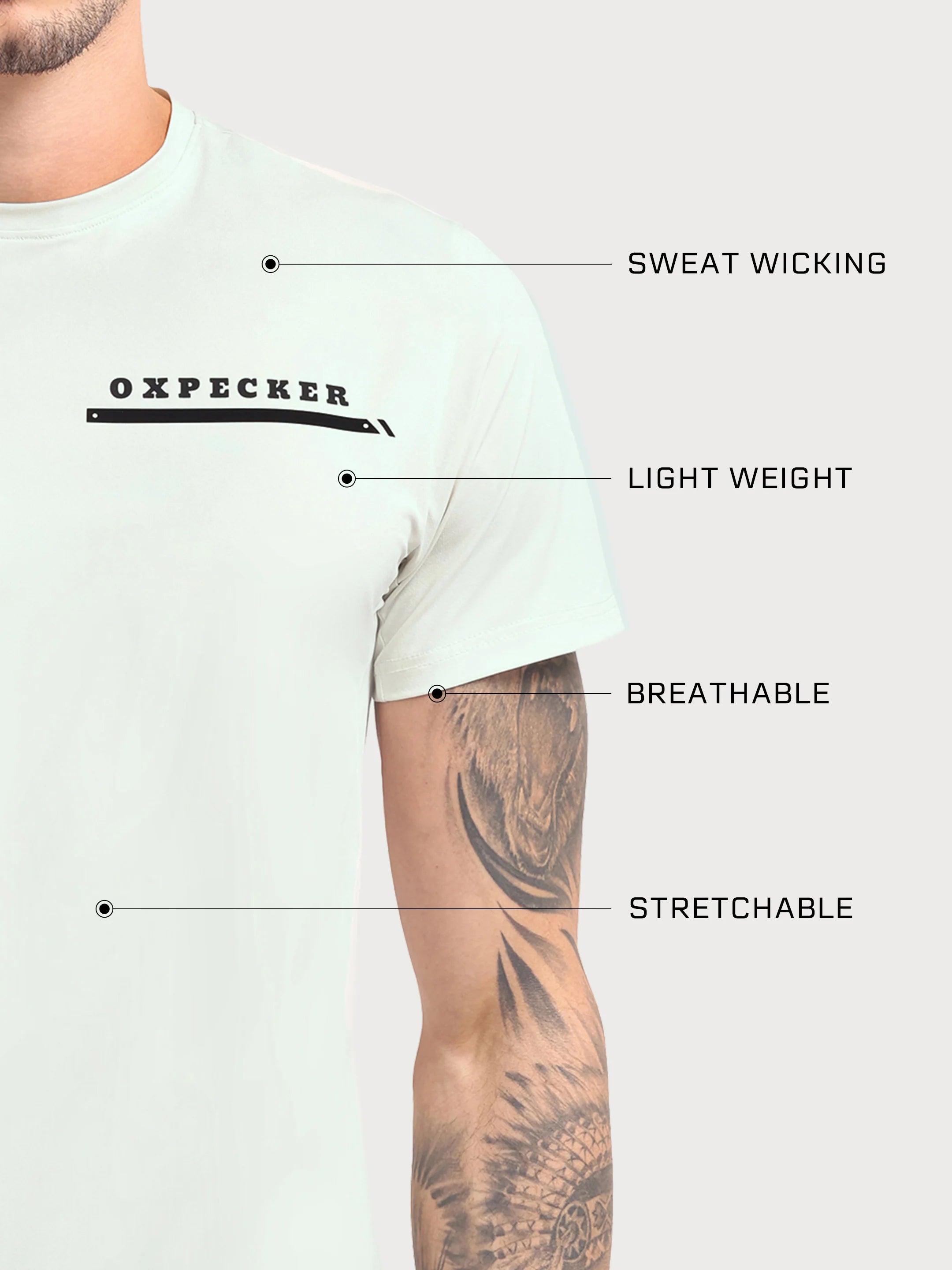 Swift Dry Tee Off White