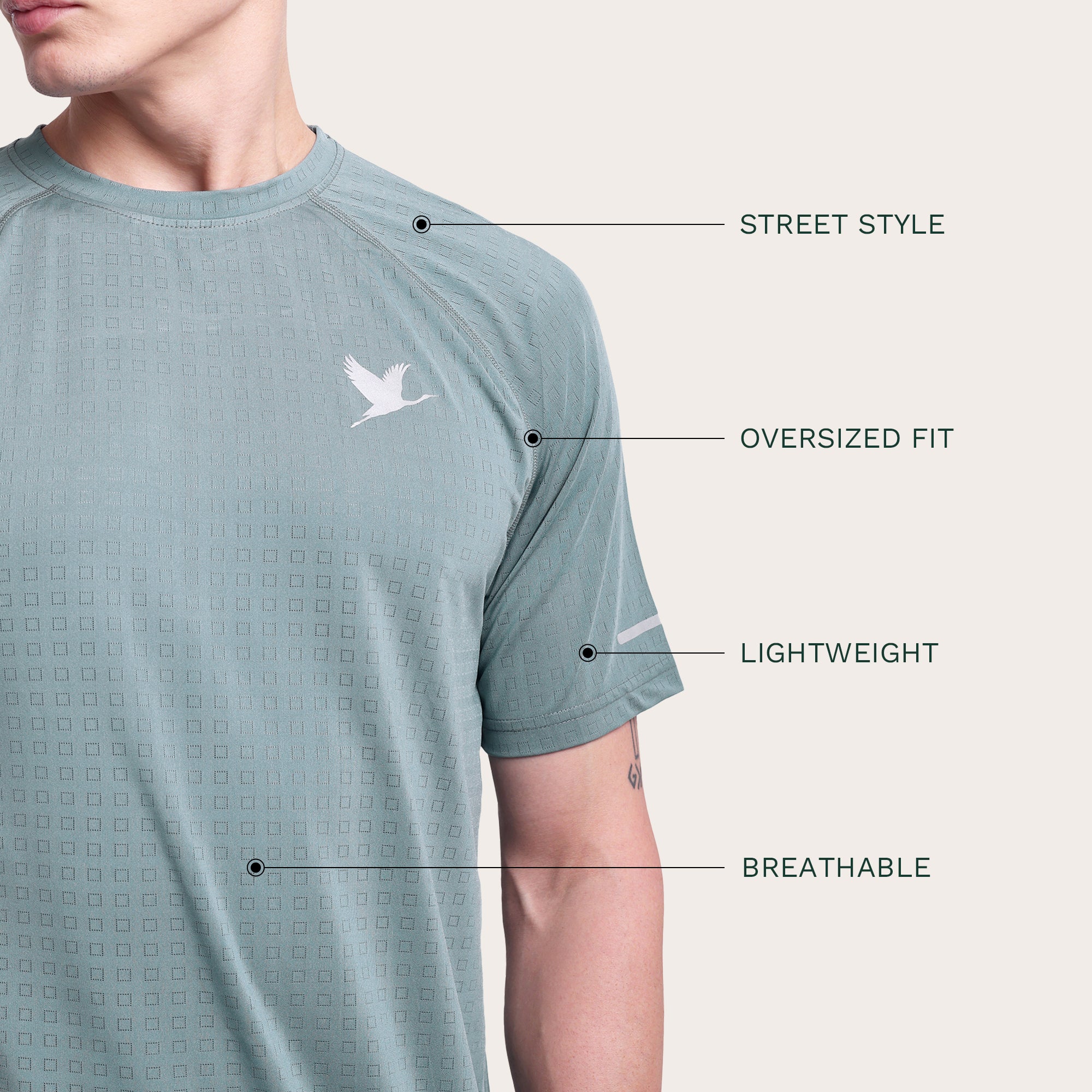 StreetPulse Tee Light Green