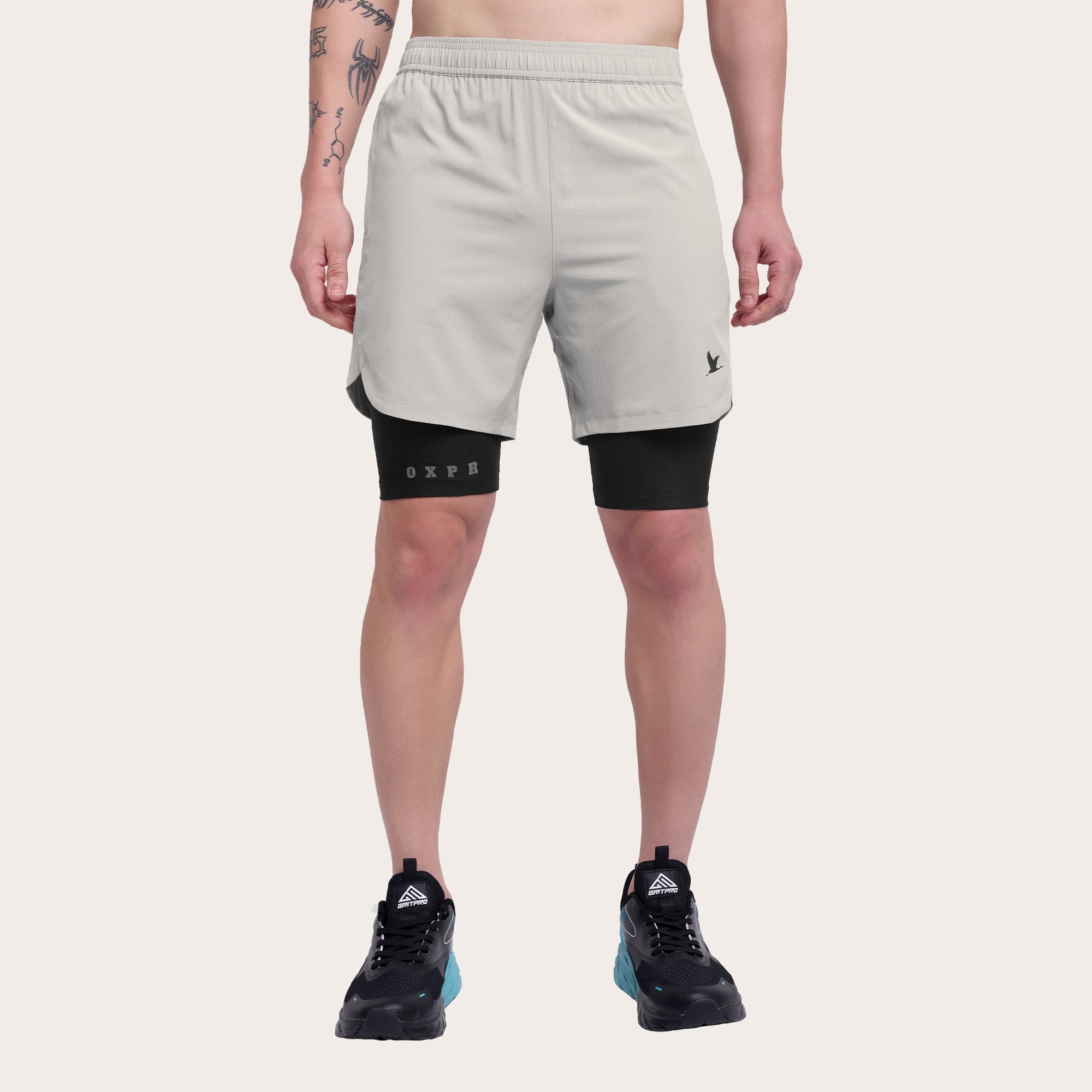 TitanFlex Shorts Light Grey