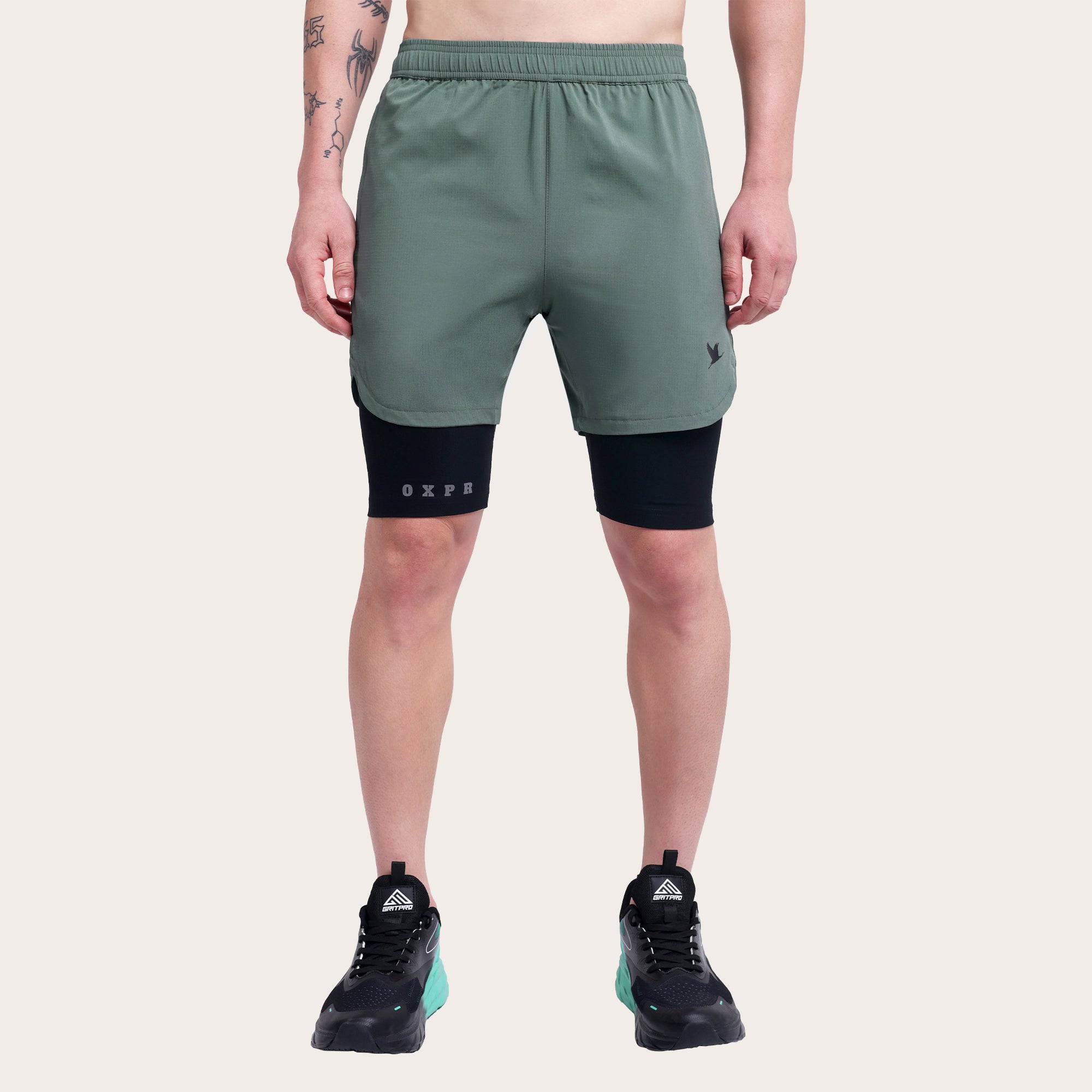 TitanFlex Shorts Green Pista