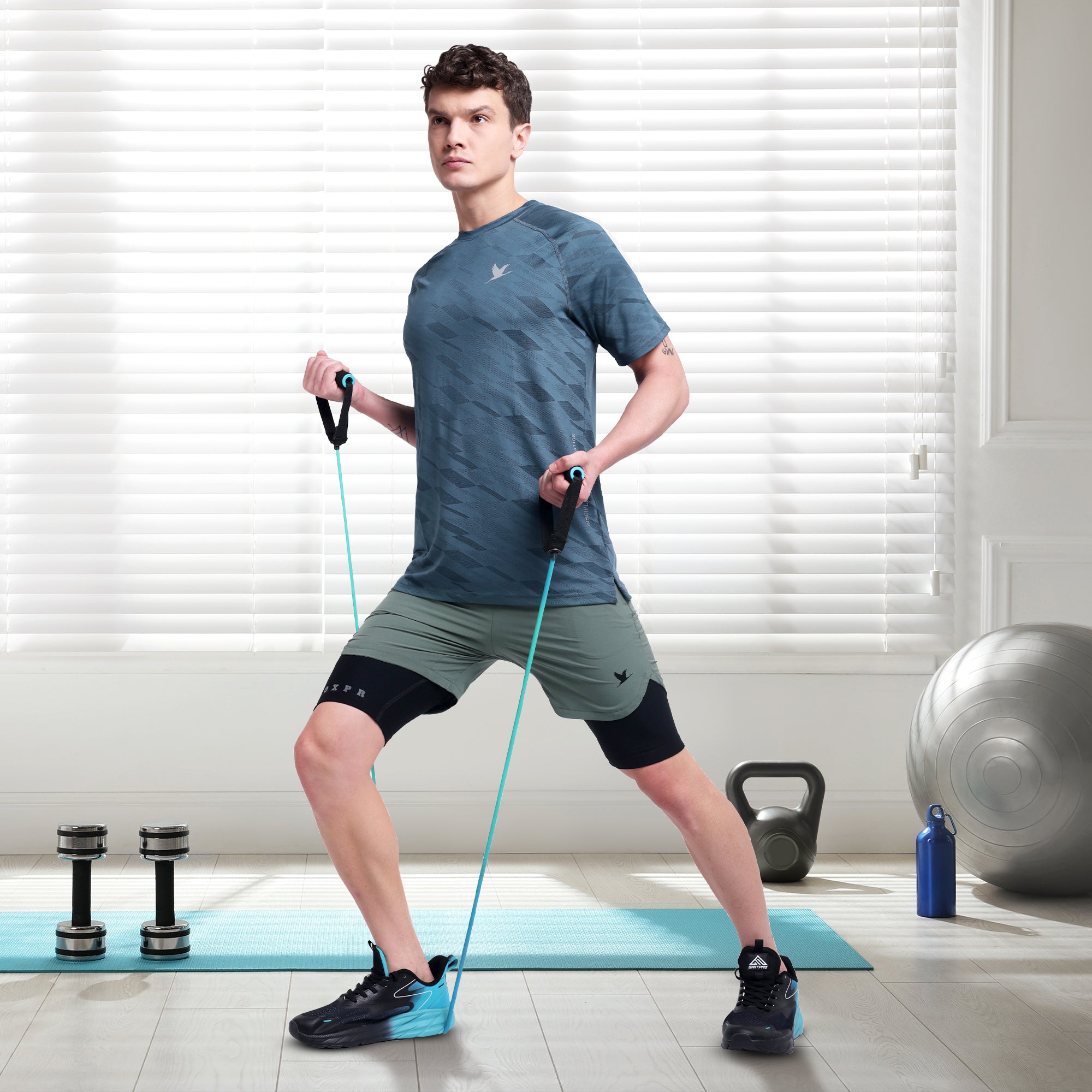 TitanFlex Shorts Green Pista