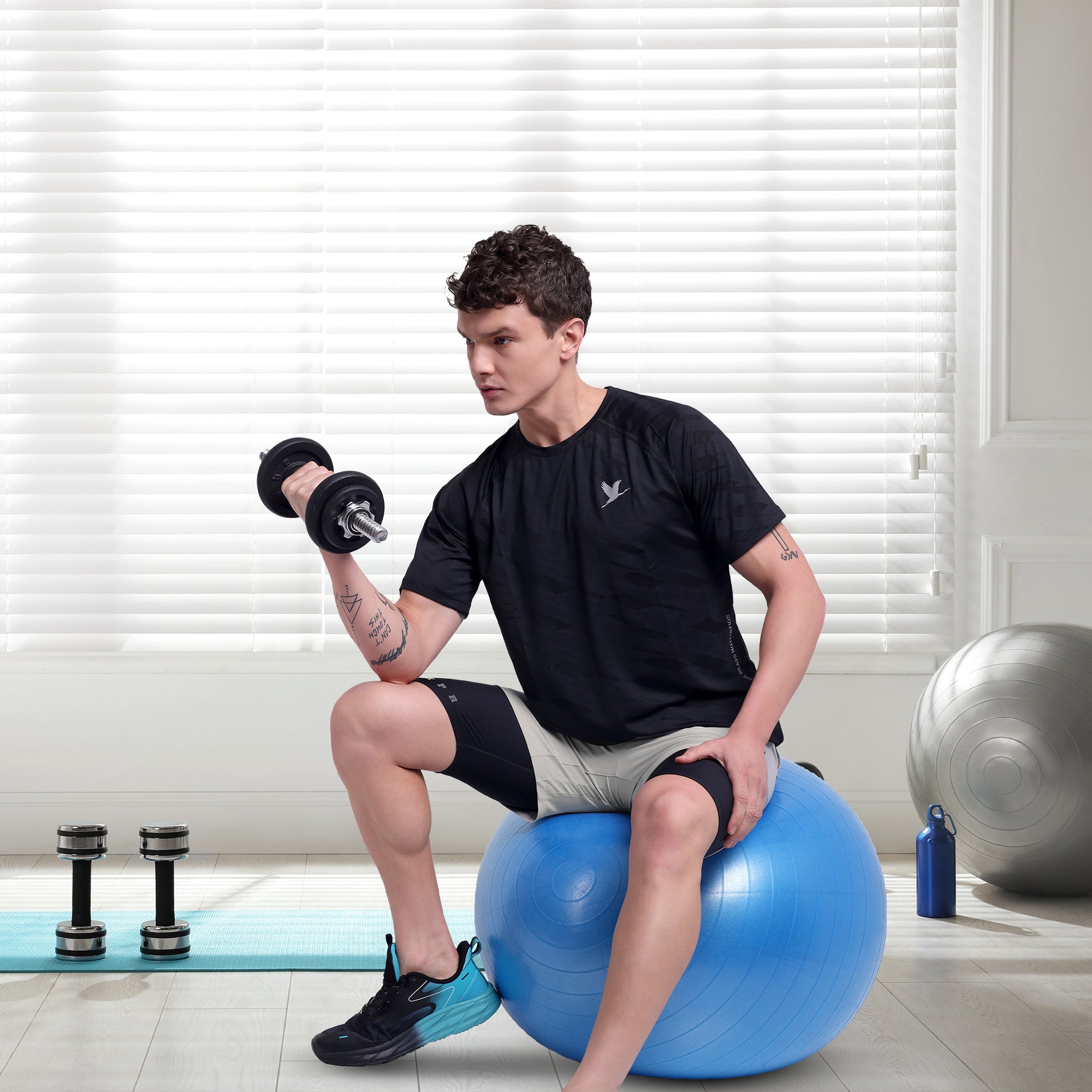 TitanFlex Shorts Light Grey