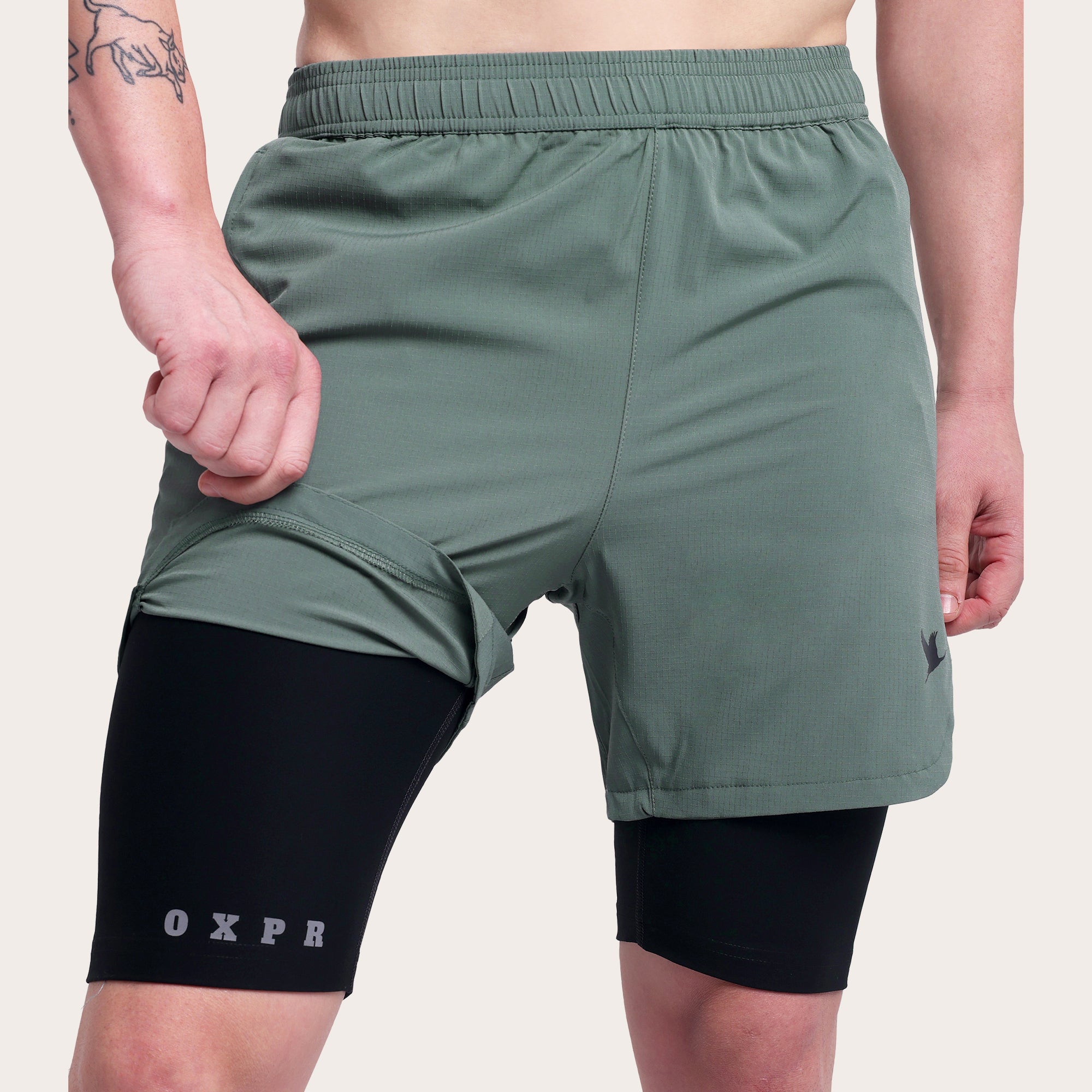 TitanFlex Shorts Green Pista