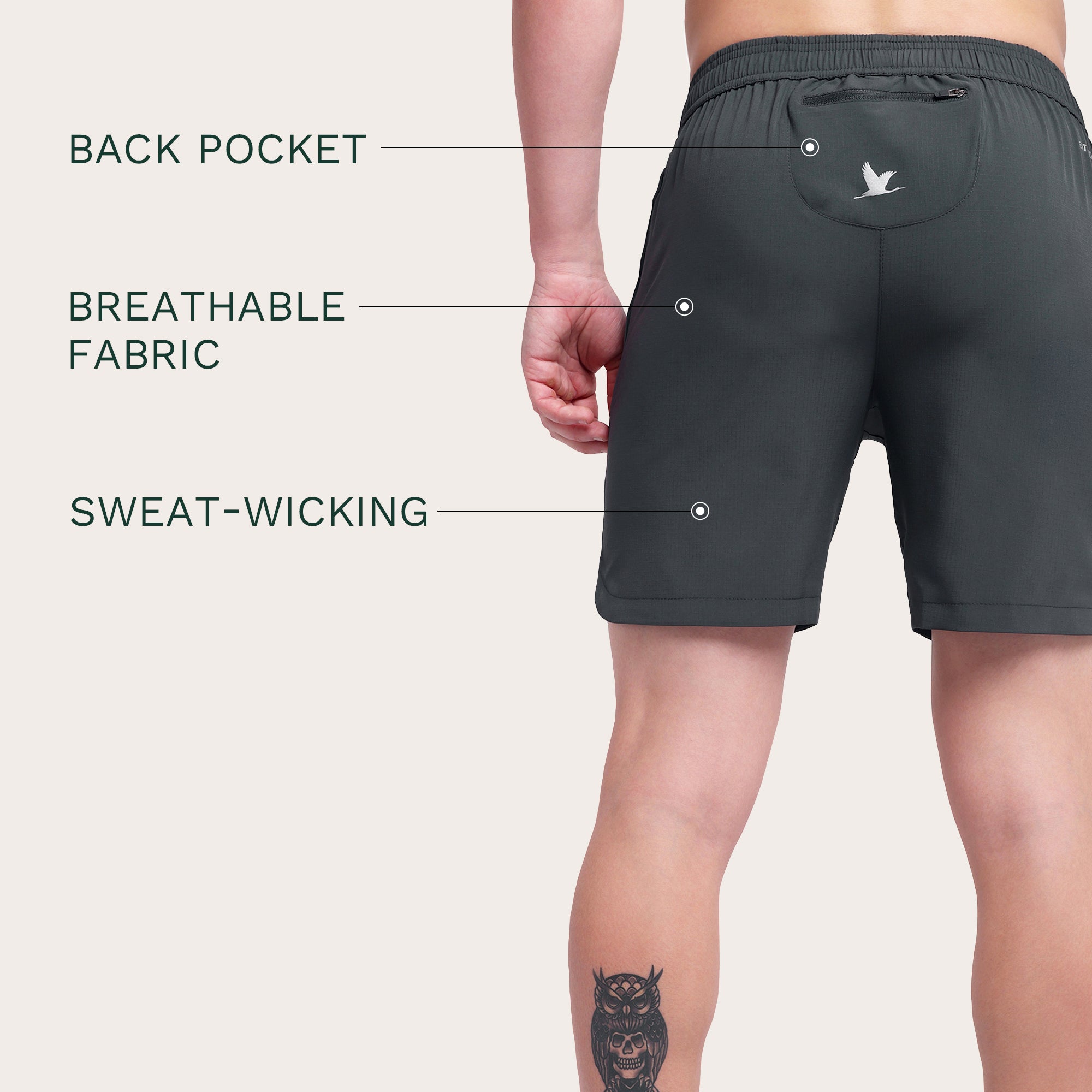 Ignition Shorts Dark Grey