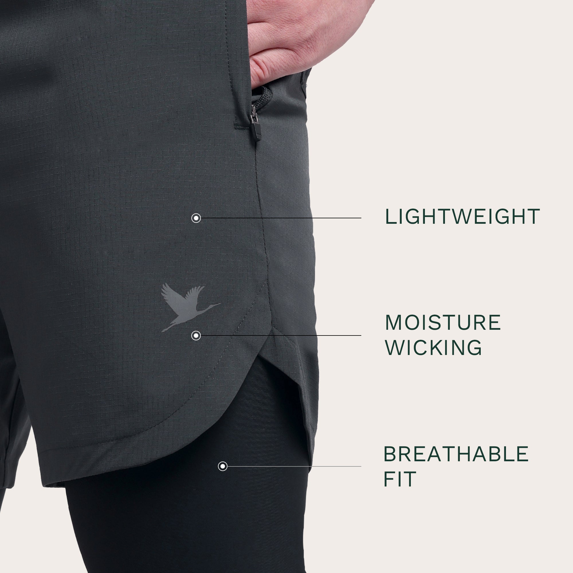 TitanFlex Shorts Dark Grey